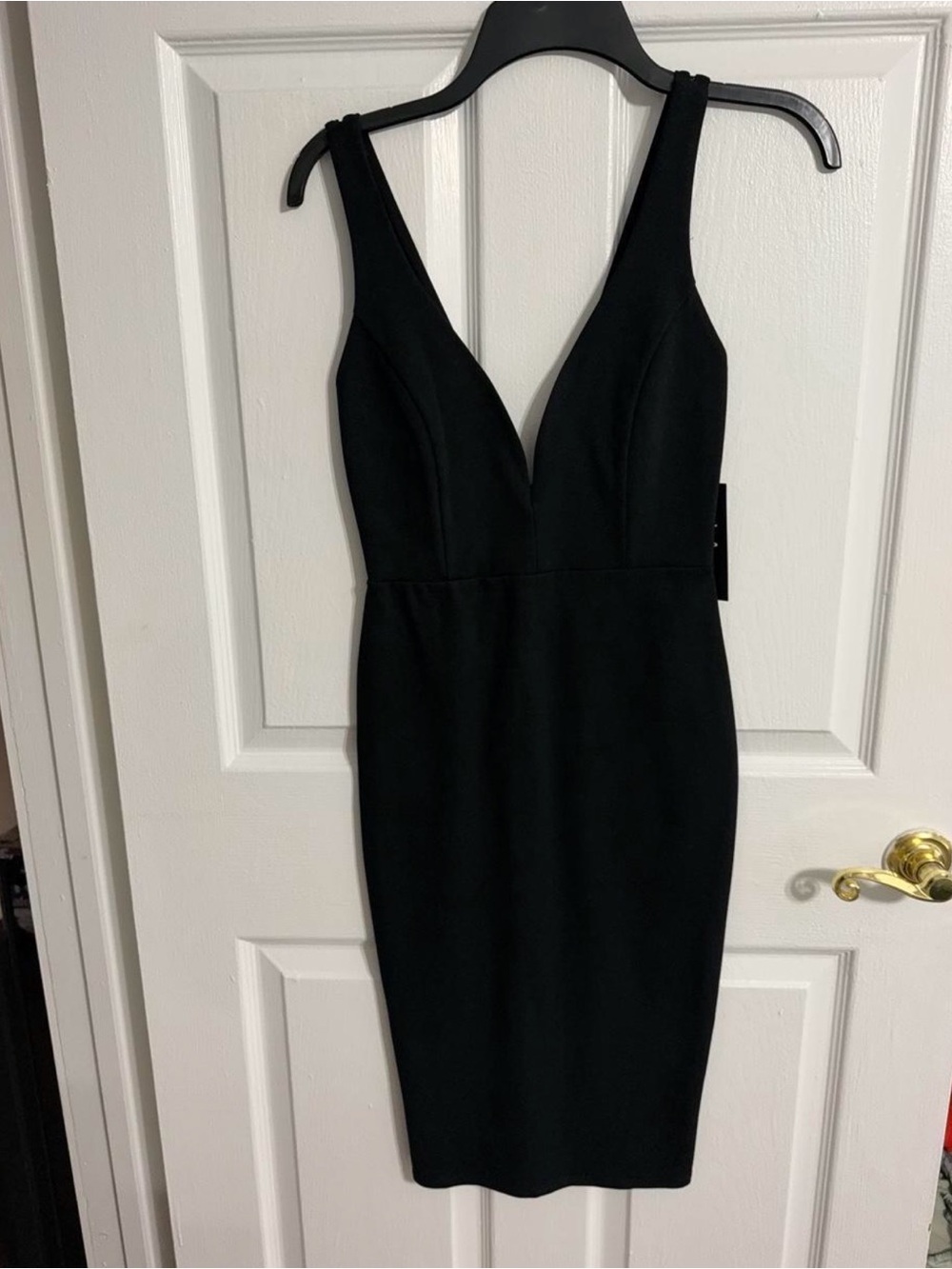 Lulus Classic Black V-Neck Bodycon Dress - Women